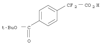 Benzeneacetic acid, 4-[(1,1-dimethylethoxy)carbonyl]-α,α-difluoro-(1211594-71-6)